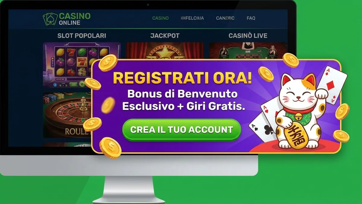 Registrazione con bonus